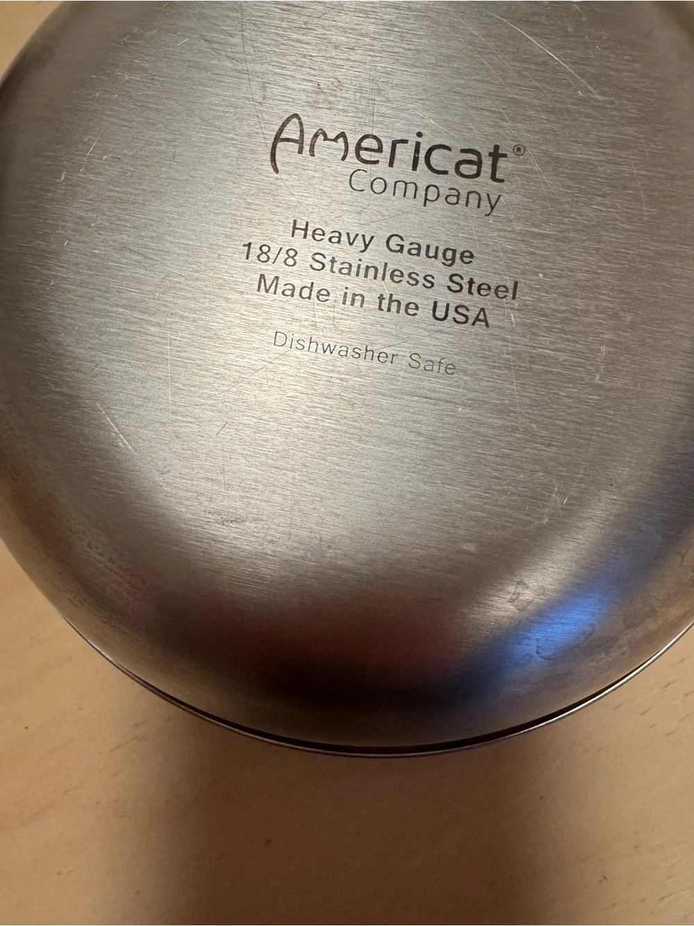 Americat Company 18/8 Stainless Steel Cat Bowls Set